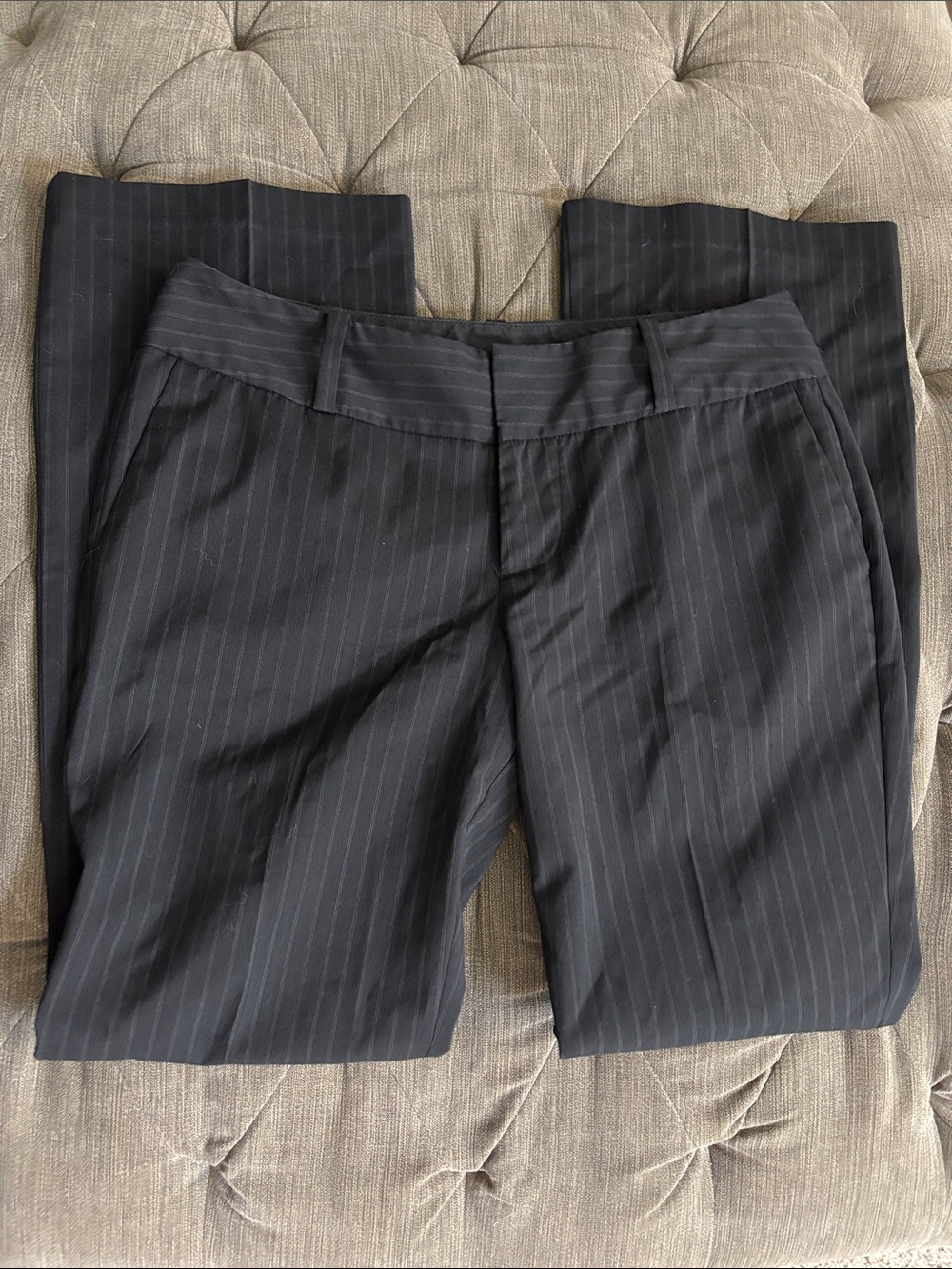 Mossimo Black Pinstripe Dress Pants